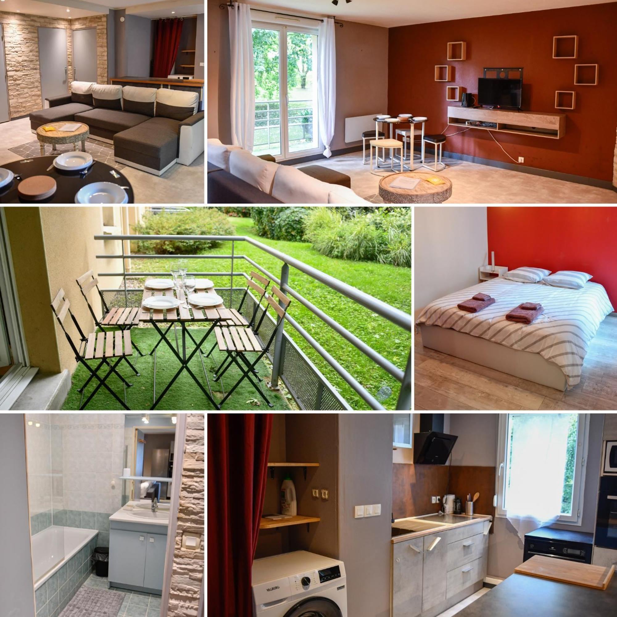 Calme Et Terrasse Privee Pres De Vichy Apartman Bellerive-sur-Allier Kültér fotó